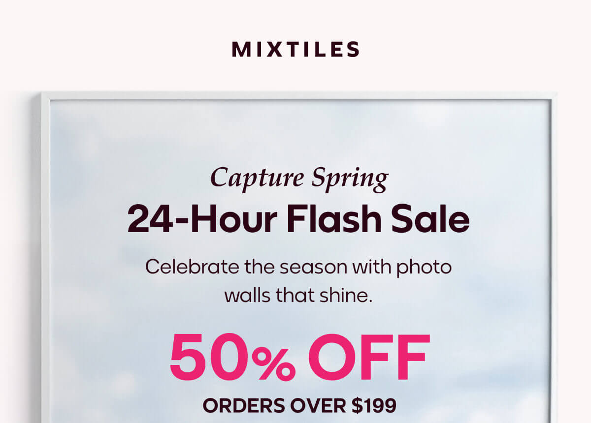 [MIXTILES] Capture spring with Mixtiles. | ORDER NOW