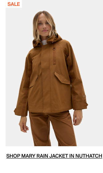 Shop Mary Rain Jacket in Nuthatch