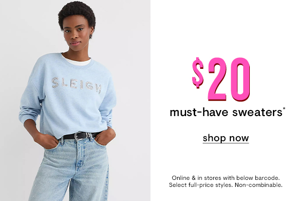 $20 Sweaters