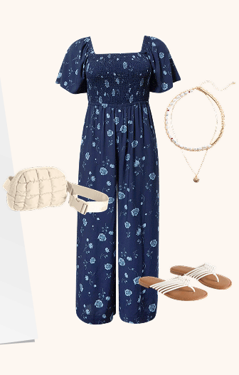 GIF of different jumpsuits