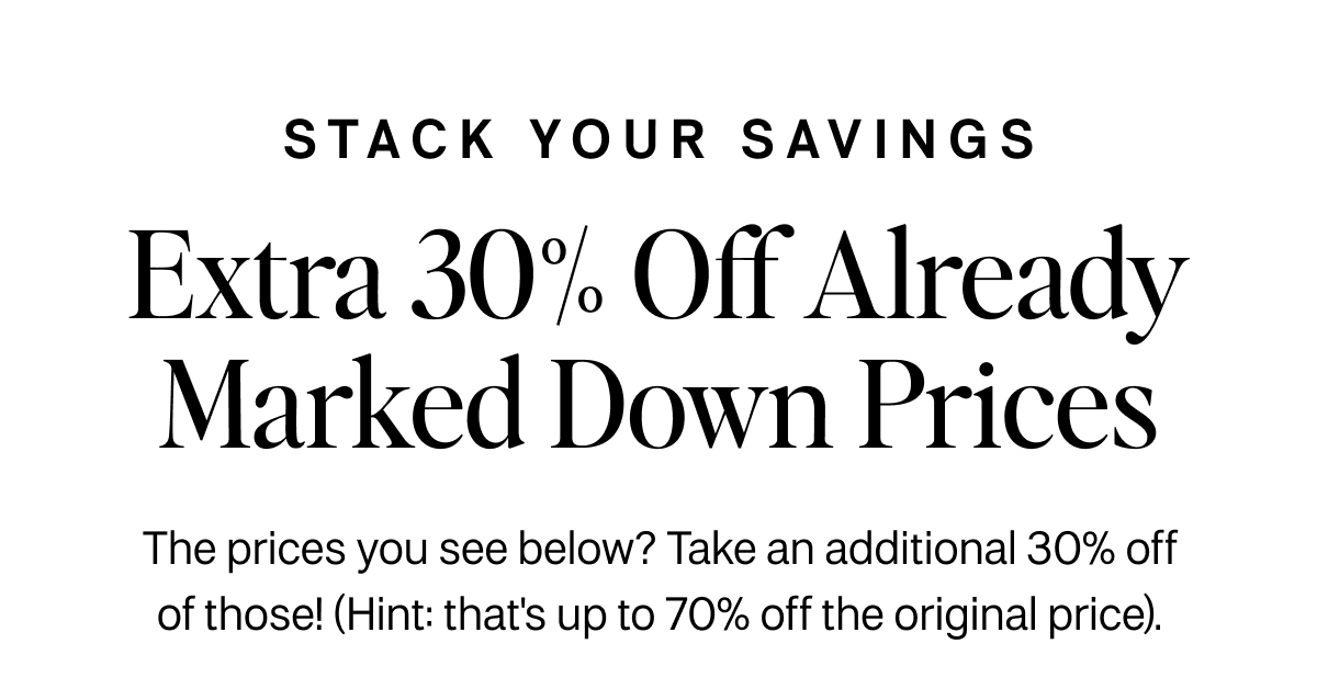 Stars, Stripes, & Savings. Take An Extra 30% Off