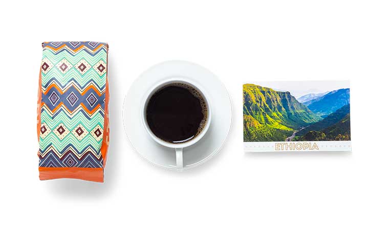 Atlas Coffee Club subscription bags from around the world