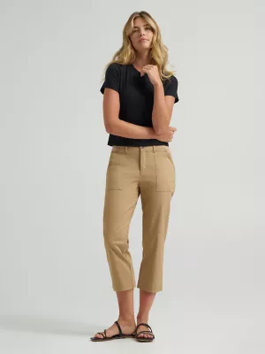 Women's Ultra Lux Comfort Flex-To-Go Utility Capri