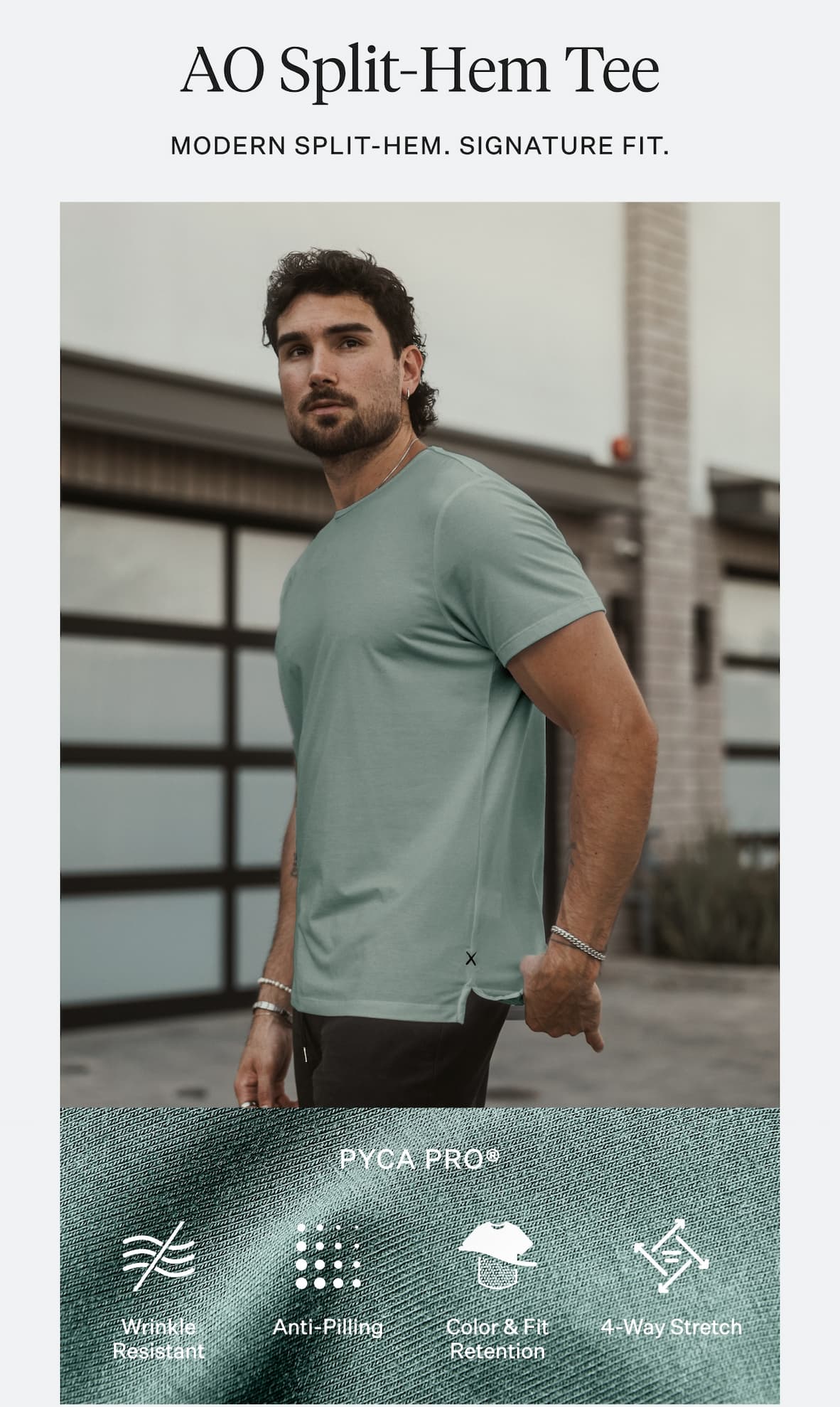 AO Split-Hem Tee