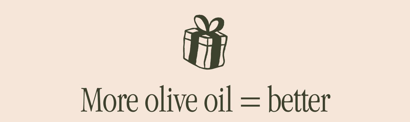 More olive oil = better