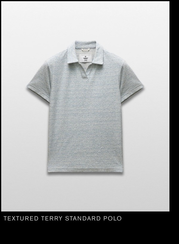 Textured Terry Standard Polo