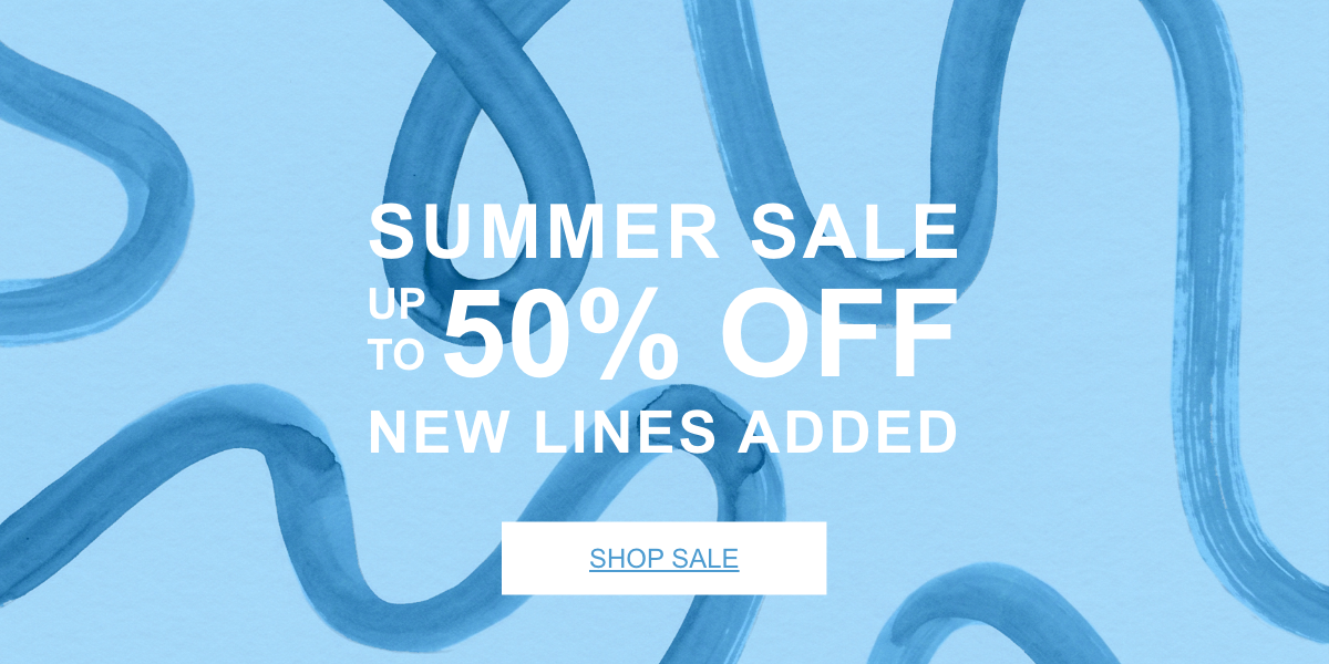 SUMMER SALE UP TO 50% OFF - NEW LINES ADDED