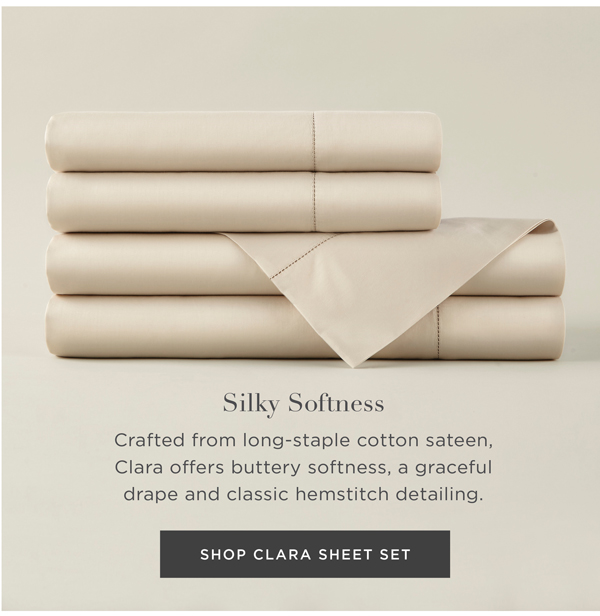 Clara Sateen Sheet Set