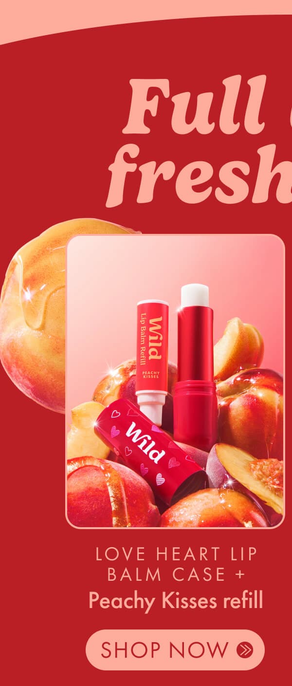 Shop Love Heart Lip Balm Case + Peachy Kisses Refill