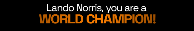 Drivers' World Champion