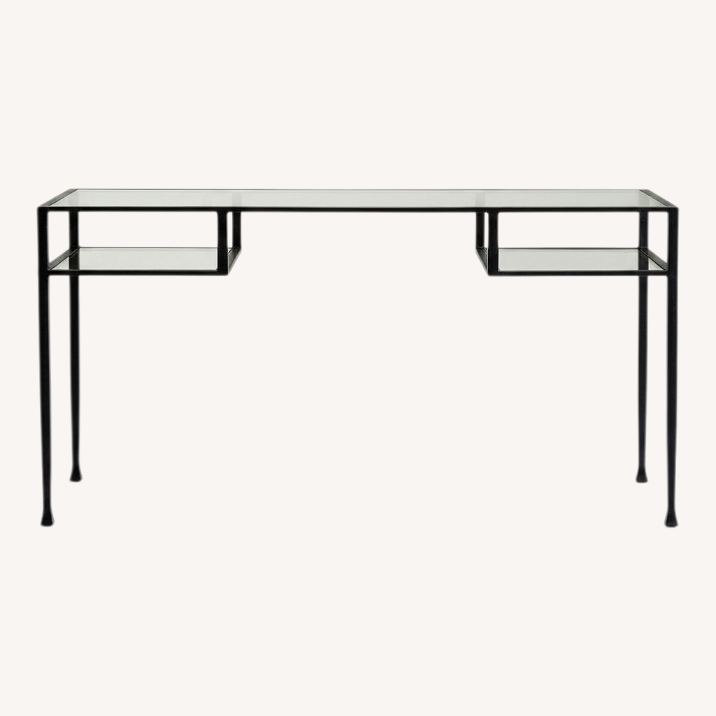 Image of Pottery Barn Tanner Glass Desk