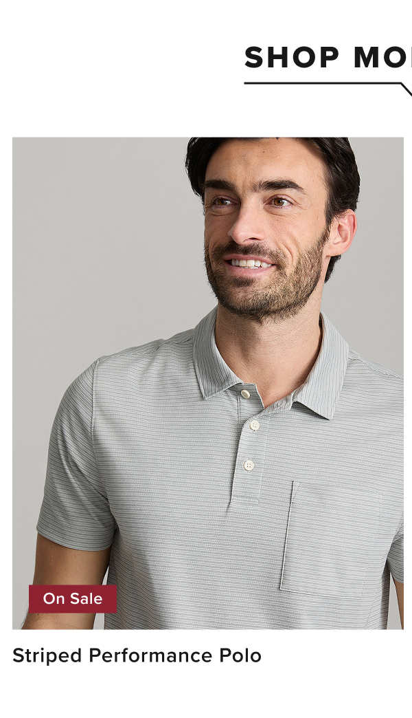 On Sale: Striped Performance Polo