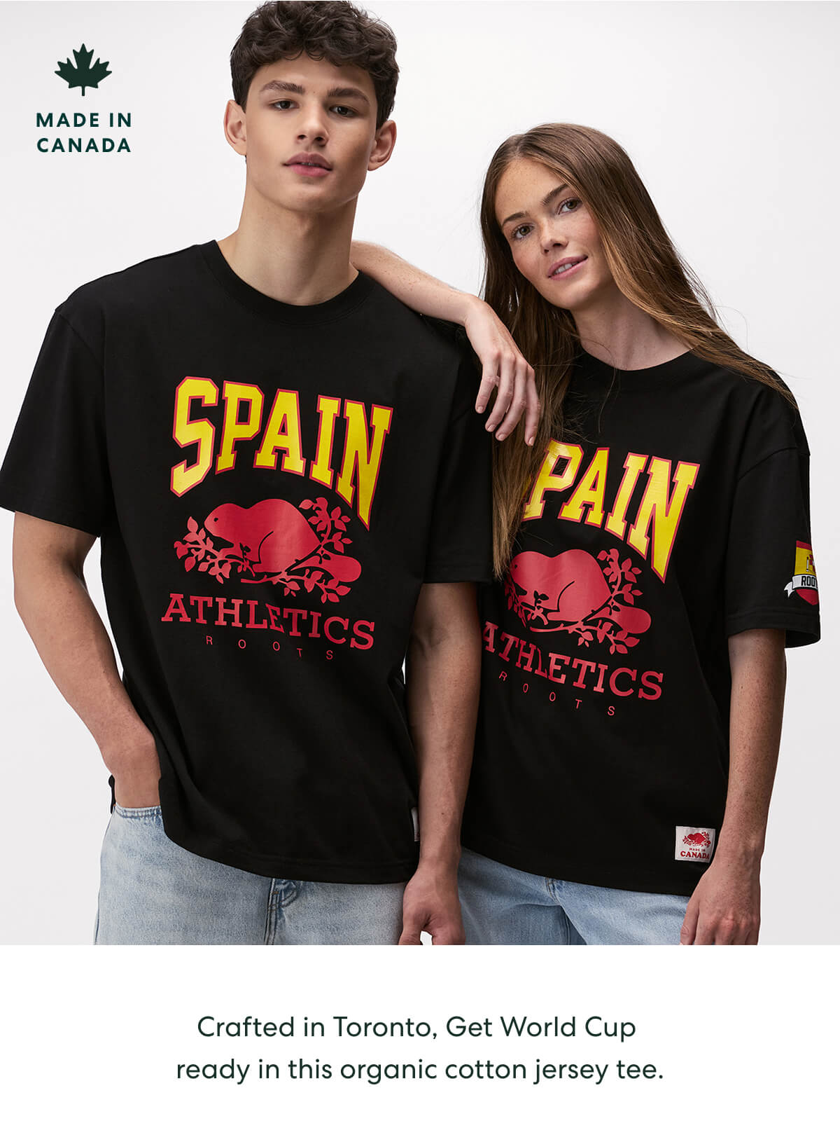 Crafted in Toronto, Get World Cup ready in this organic cotton jersey tee.