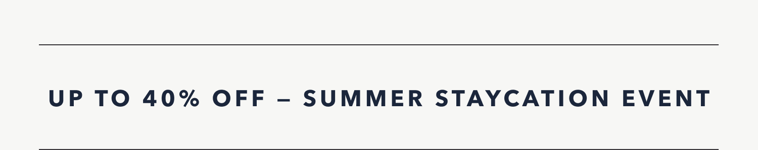 Summer Staycation Event