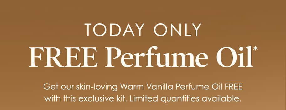 Today Only FREE Perfume Oil 