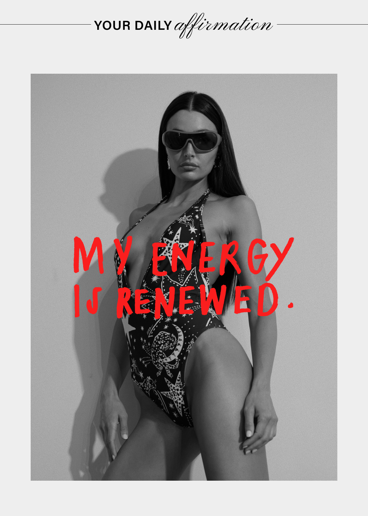 YOUR DAILY AFFIRMATION: MY ENERGY IS RENEWED