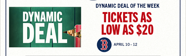 Dynamic Deal of the Week – Watch the Cards vs Red Sox this weekend with tickets as low as $20