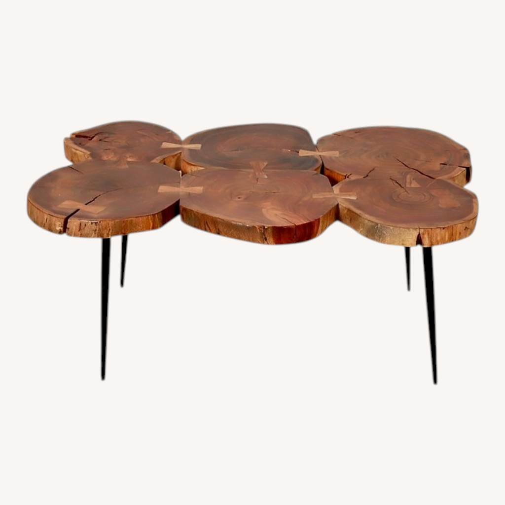 Image of Natural Wood Coffee Table