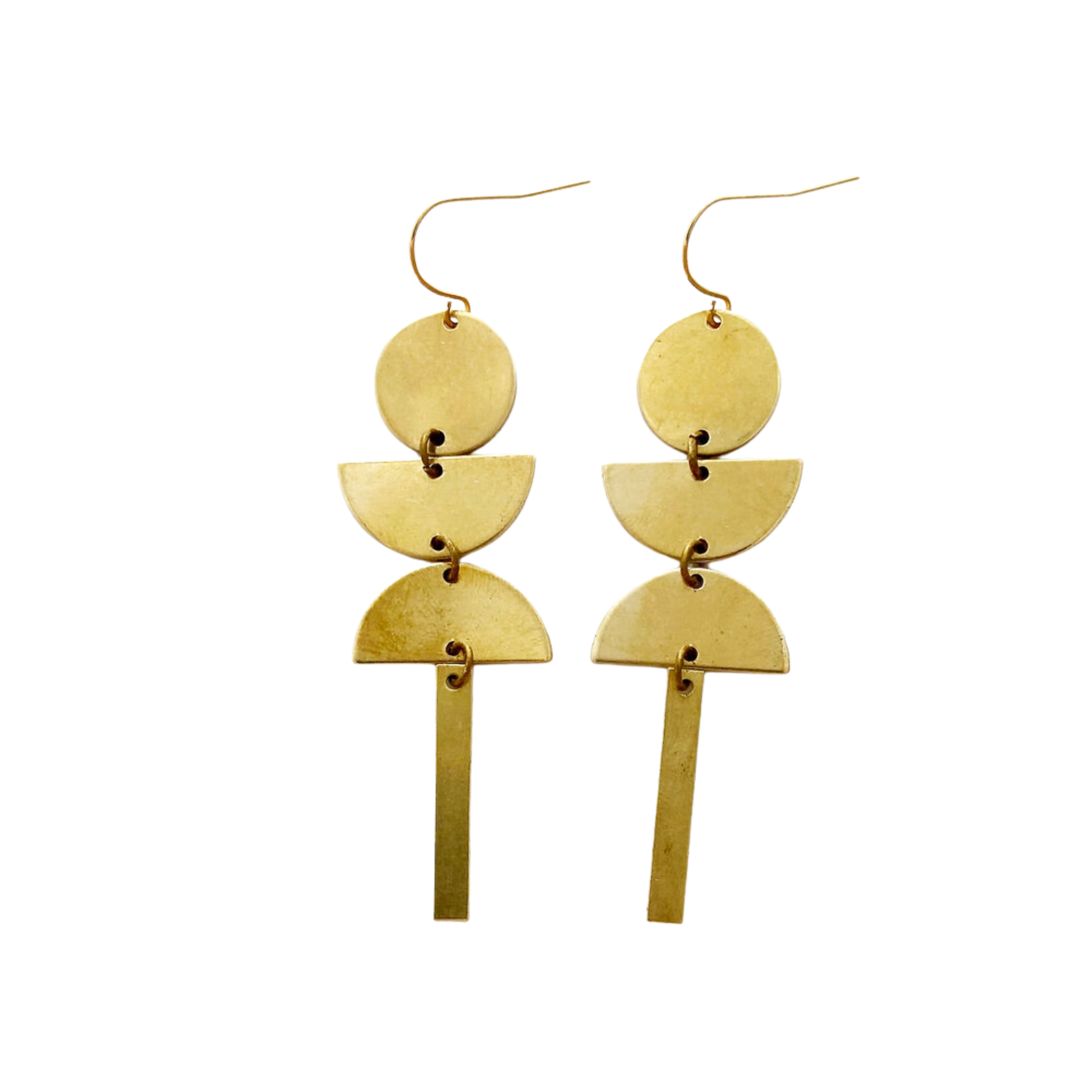Image of Brass Earrings No. 30