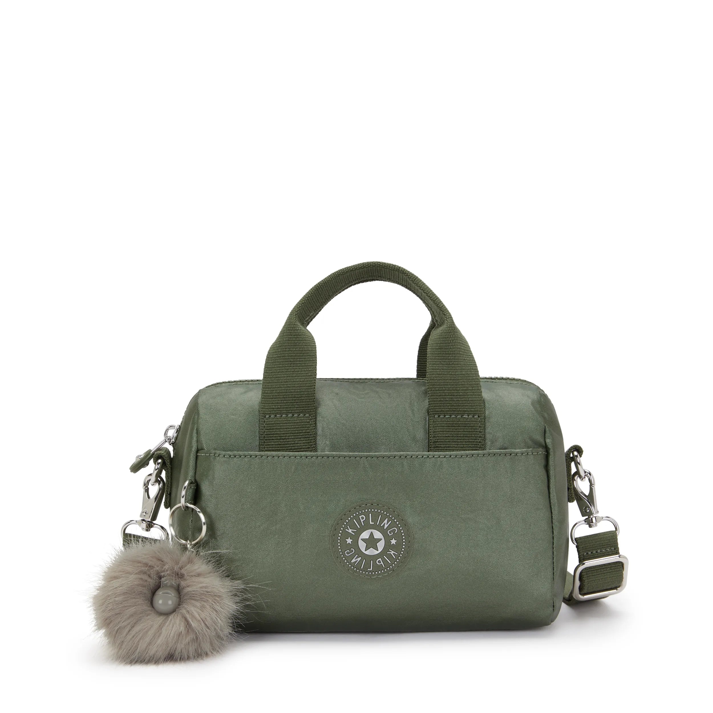 Odette Metallic Shoulder Bag-Connect Green Metallic