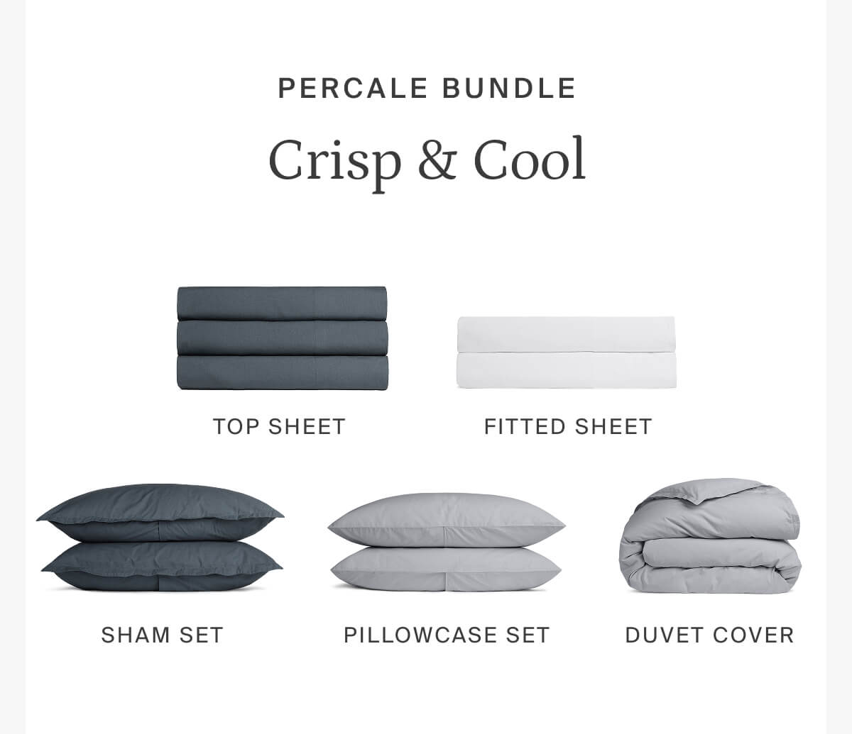 percale bundle crisp & cool