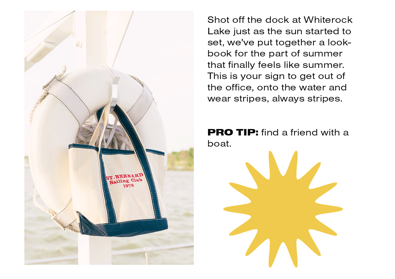 SAILING INTO SUMMER