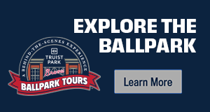Truist Park Ballpark Tours. Explore the ballpark. Learn More.
