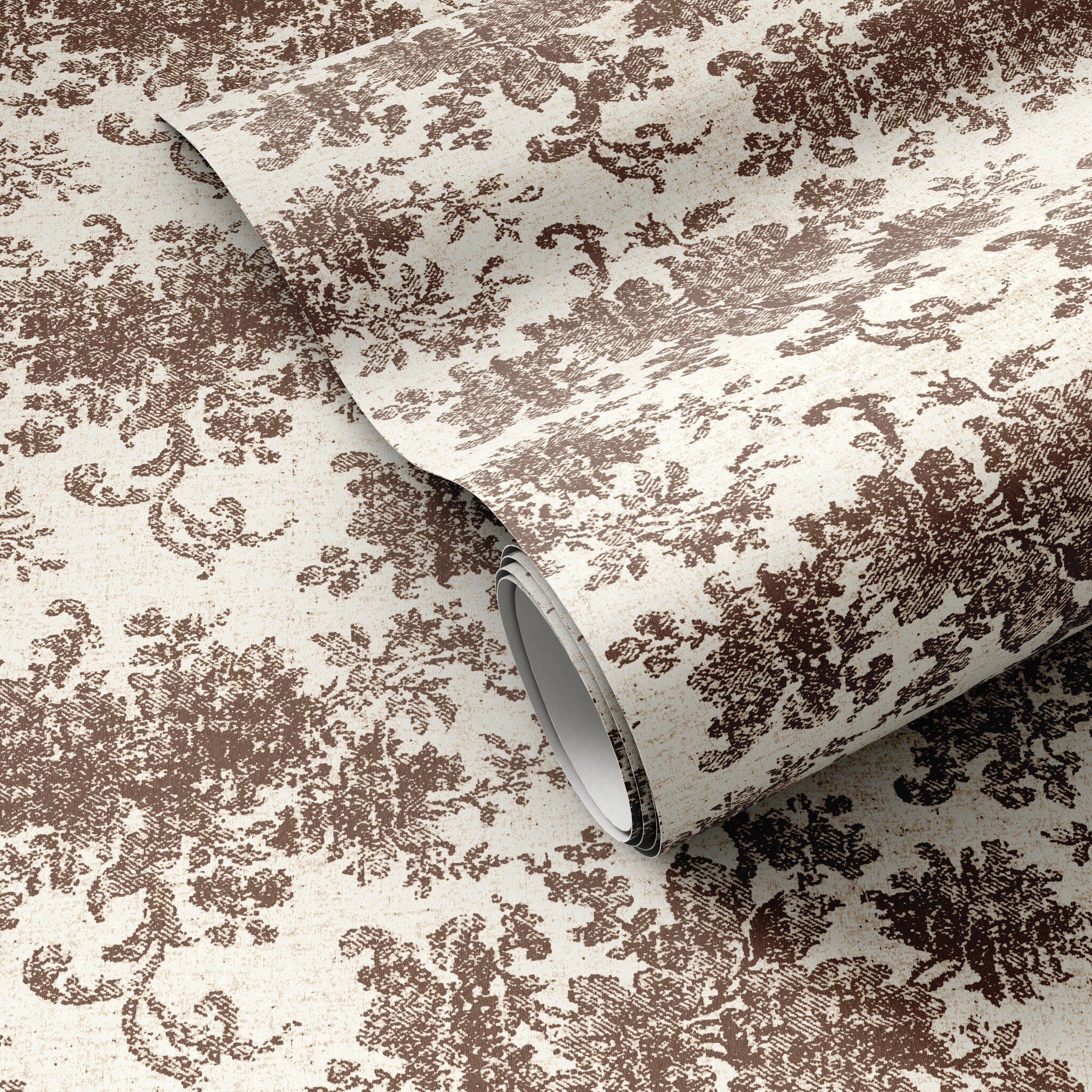 Image of Fallingbrook Taupe I Wallpaper By Fh Art Studio
