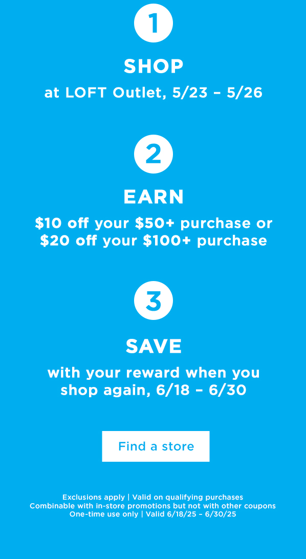 Shop, Earn, Save