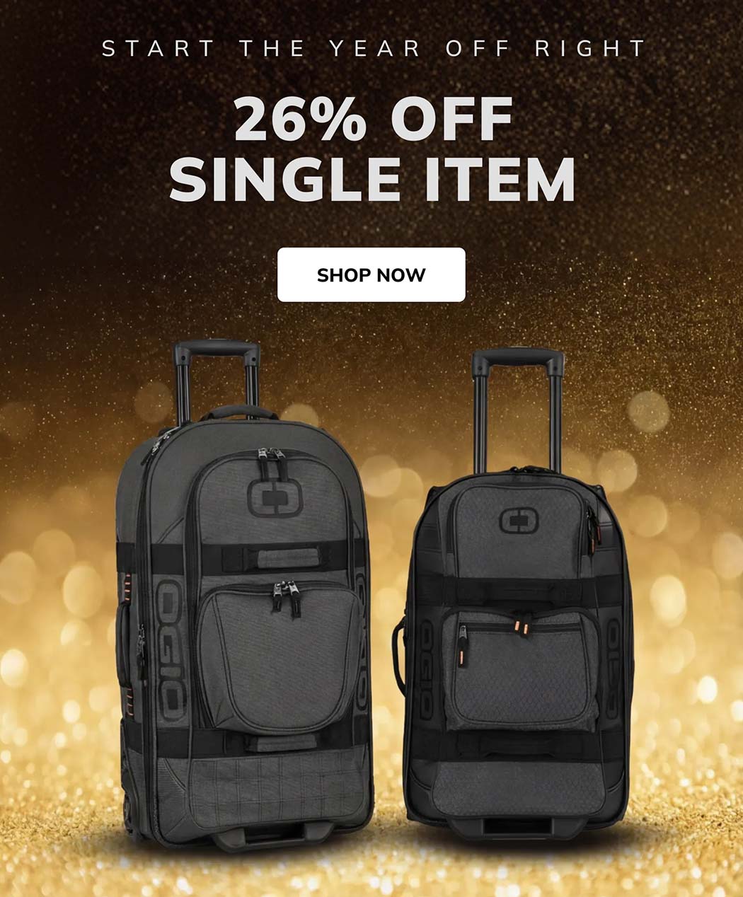 Start The Year Off Right twenty six percent Off A Single Item shop now