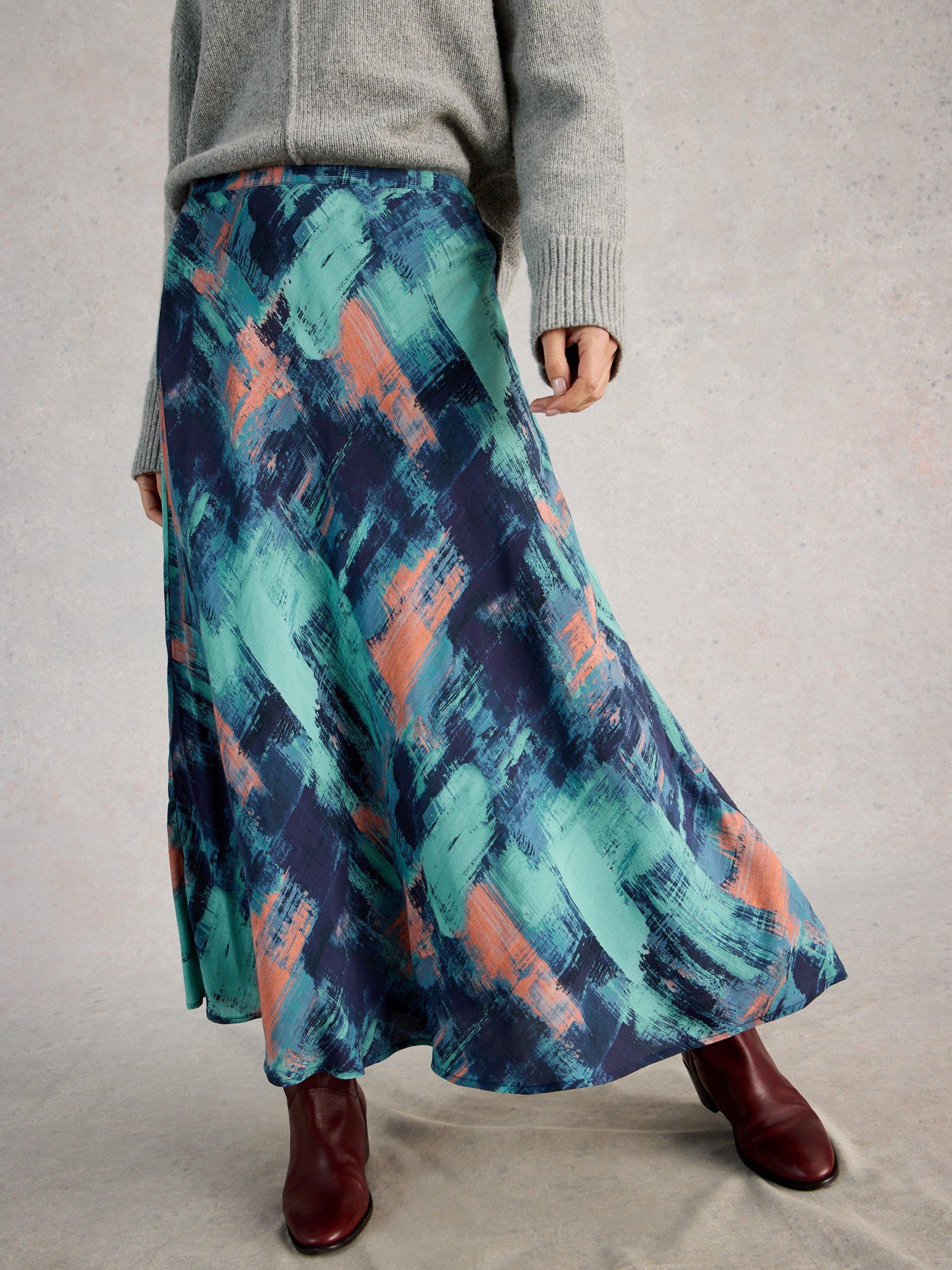 Shop Hope Bias Cut Maxi Skirt