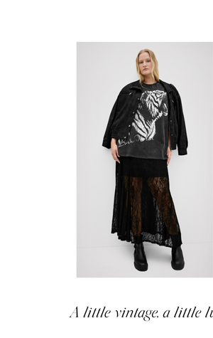 Shop the Liv Born Wild Oversized Cotton Tee
