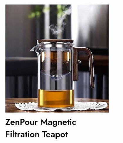 ZenPour   Magnetic   Filtration   Teapot