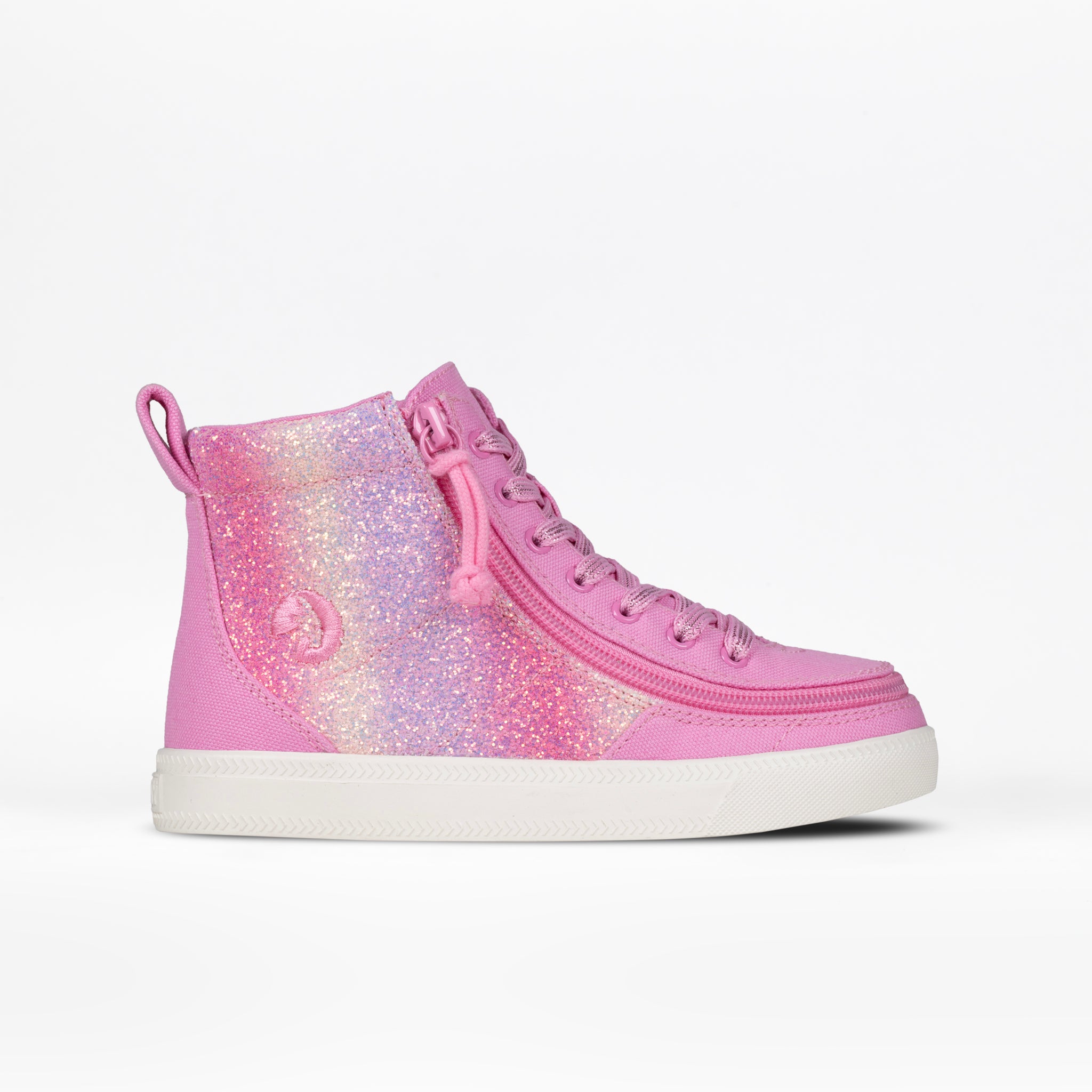 Pink Glitz BILLY Classic Lace High - M (Kid/Tod Medium) / 11 US Little Kid