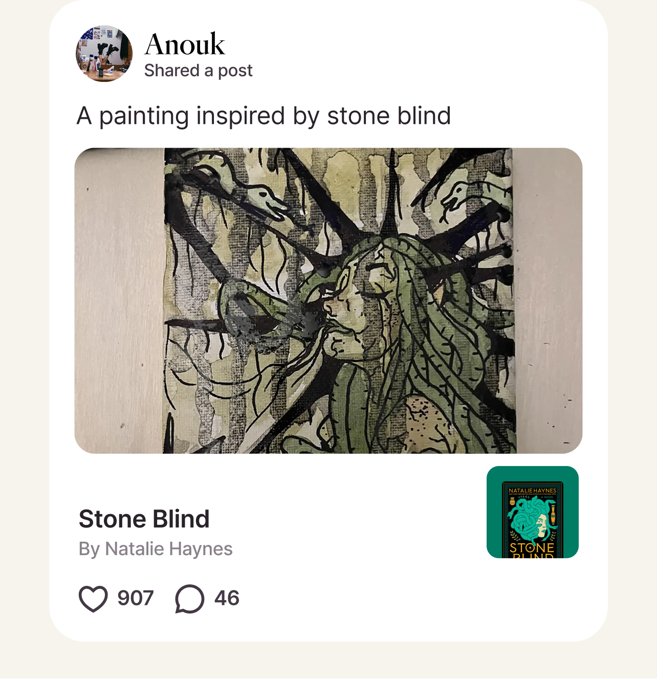 Post from Anouk