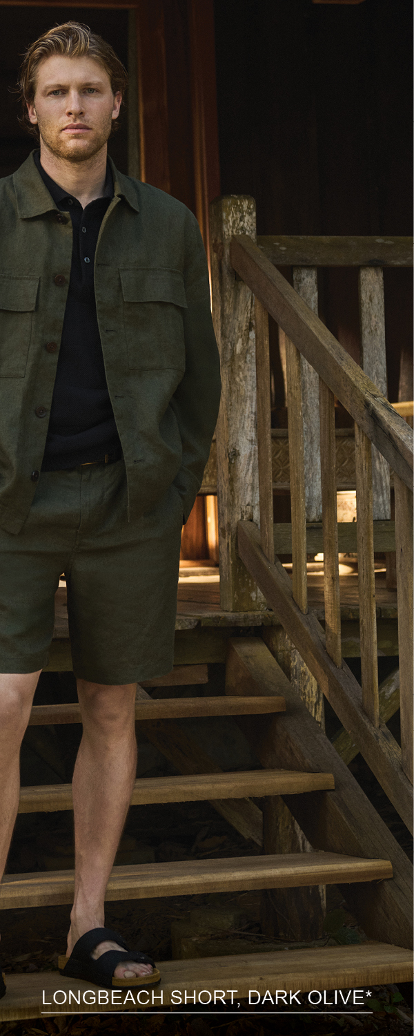 Shop Longbeach Short, Dark Olive online and instore at Rodd & Gunn
