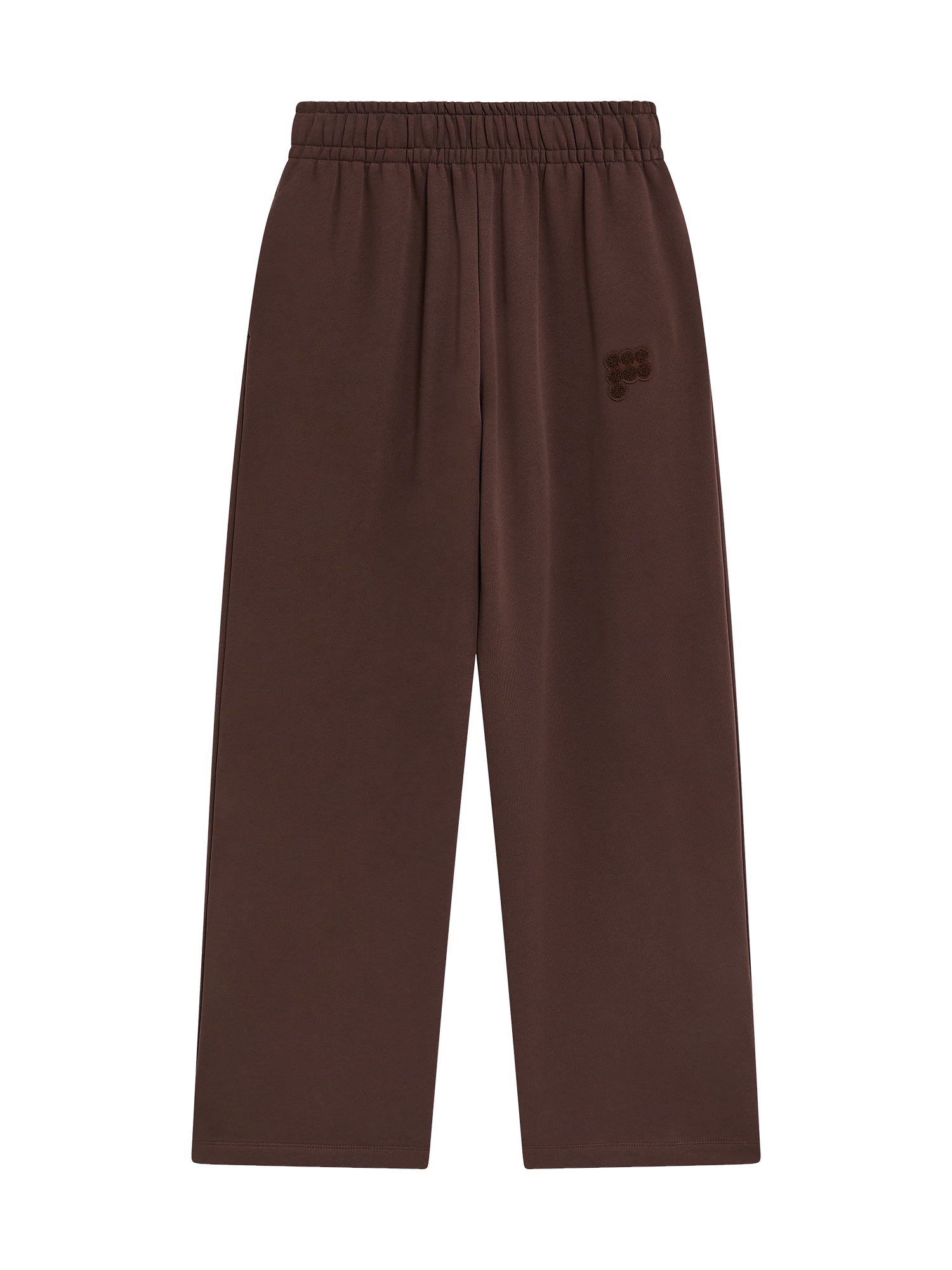 Womens Straight Track Pants - Mahogany Brown