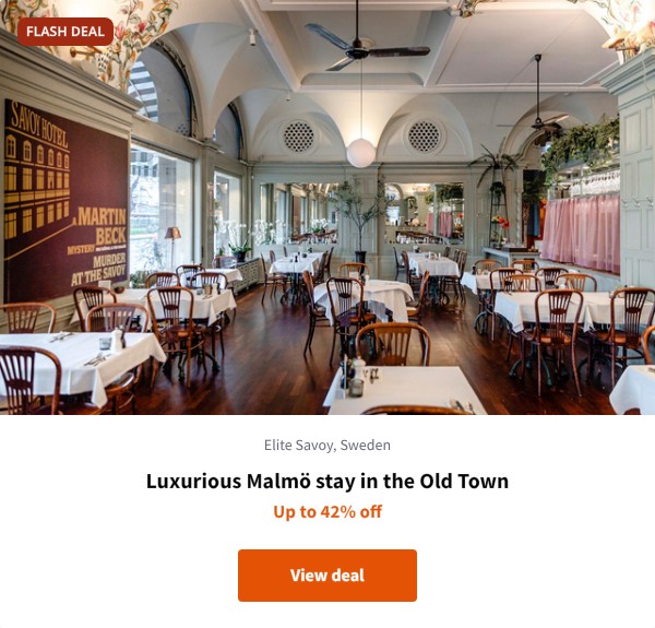 Luxurious Malmö stay in the Old Town