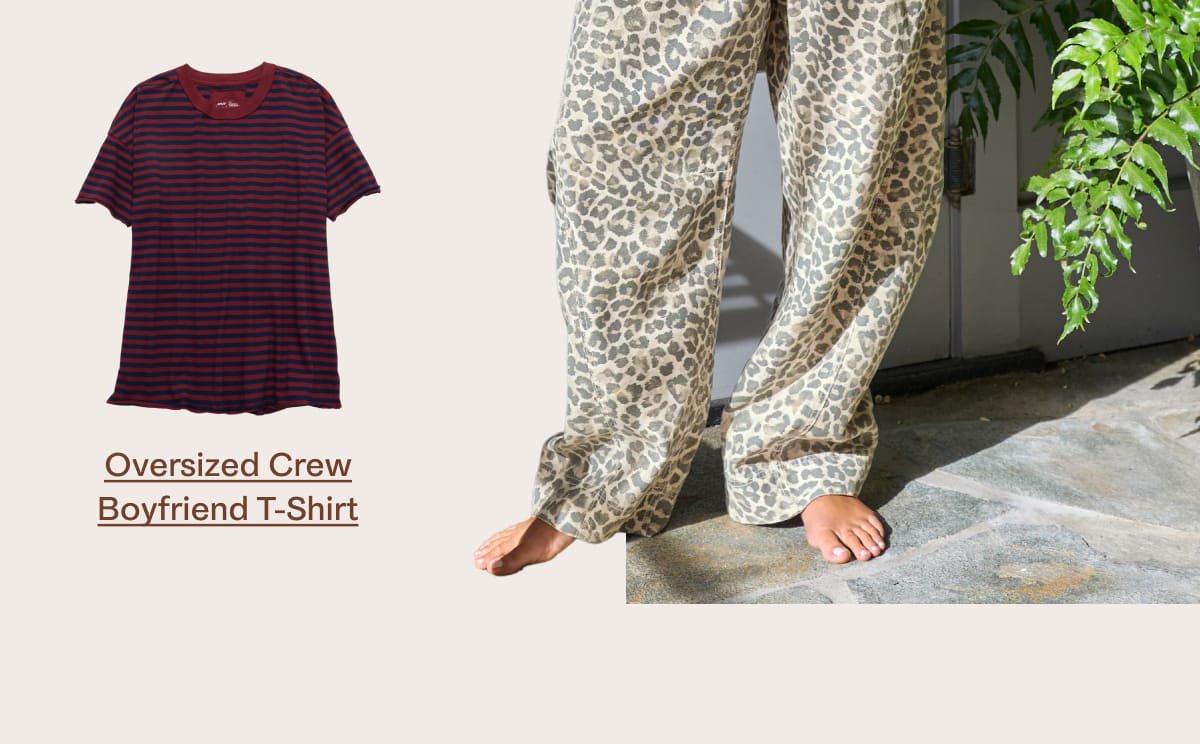 Oversized Crew Boyfriend T-Shirt
