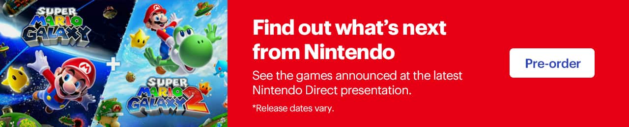Find out what’s next from Nintendo. See the games announced at the latest Nintendo Direct presentation.