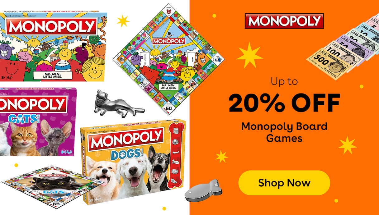 Up to 20% OFF Monopoly Board Games