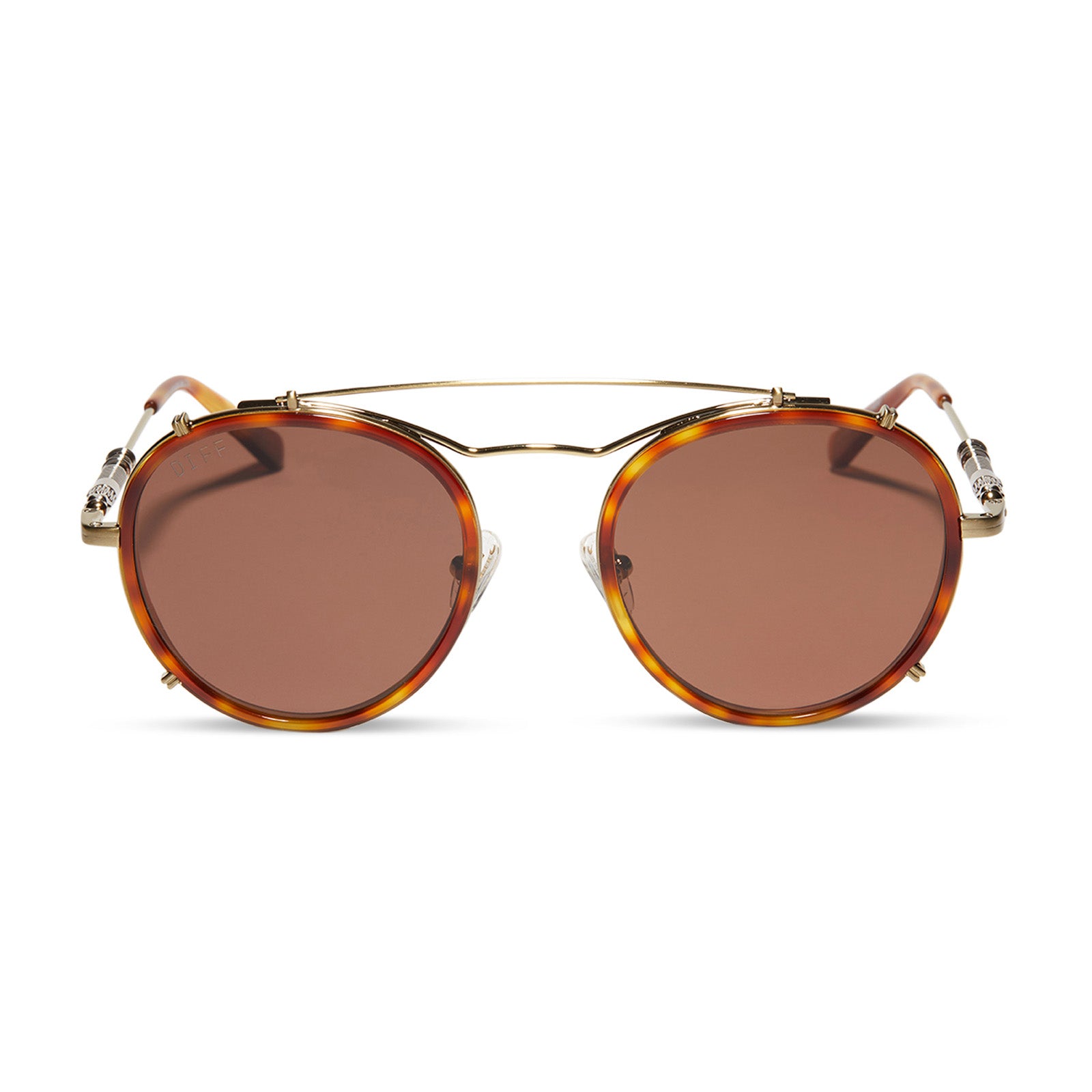 Image of OBI-WAN™ - DESERT TORTOISE + BROWN POLARIZED SUNGLASSES