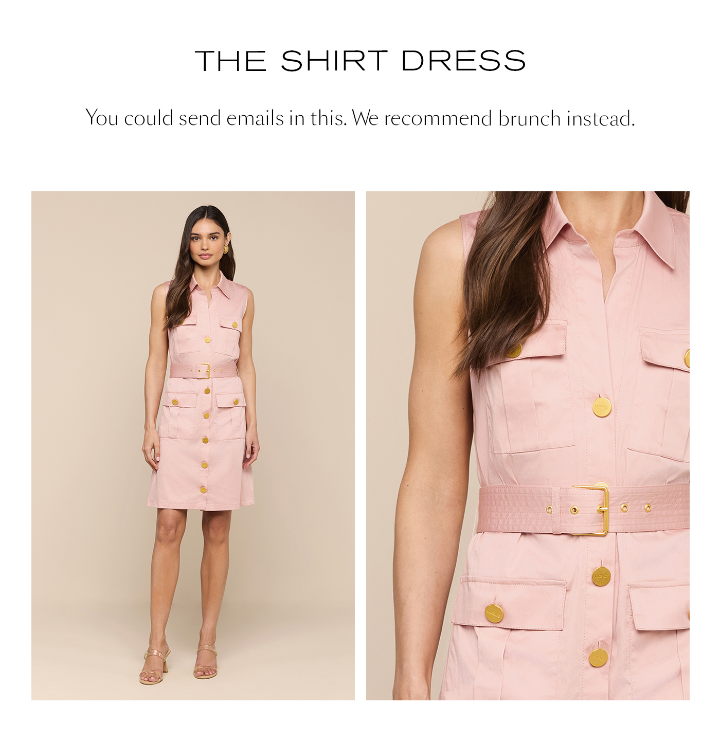 The Shirt Dress  You could send emails in this. We recommend brunch instead.&nbsp;