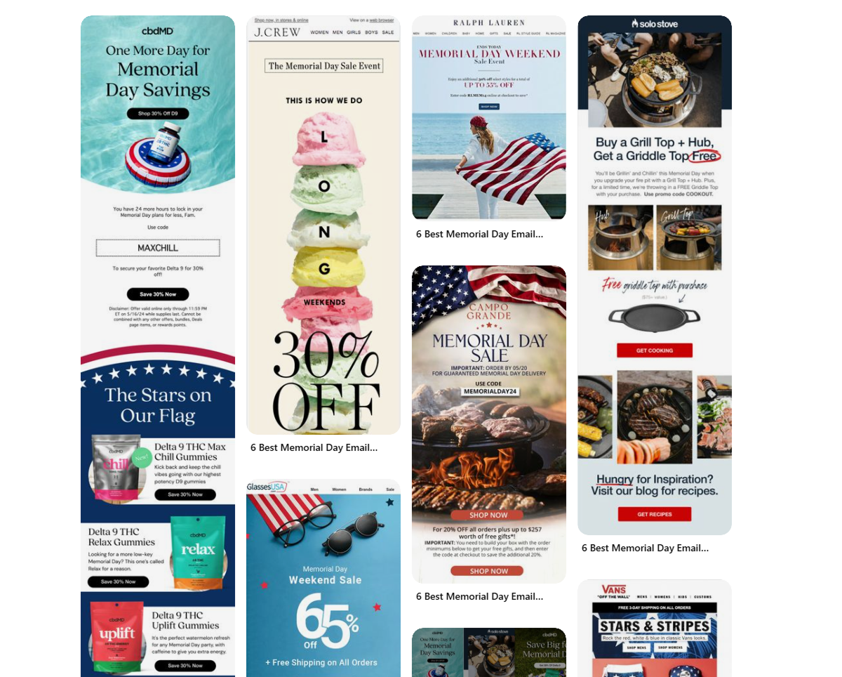 Memorial Day Designs