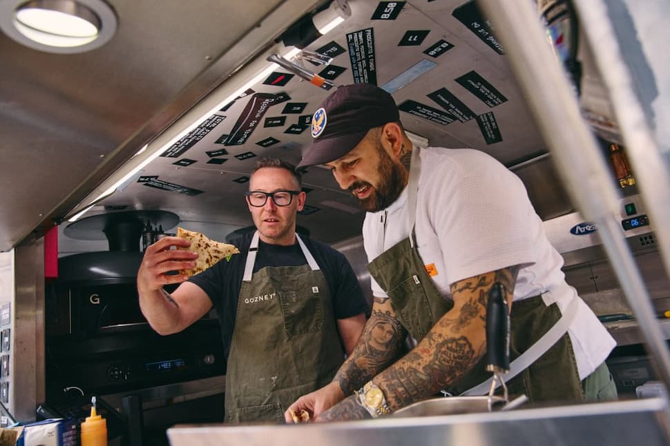 Pizza with Frank st albans
