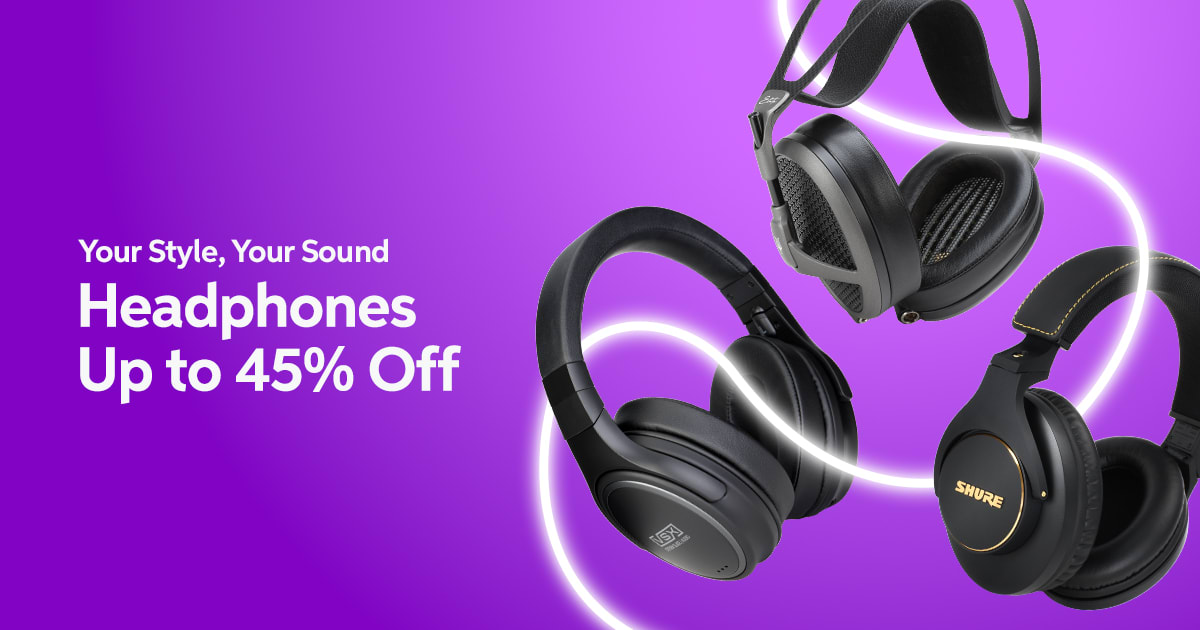 Save up to 45% on&nbsp;Headphones