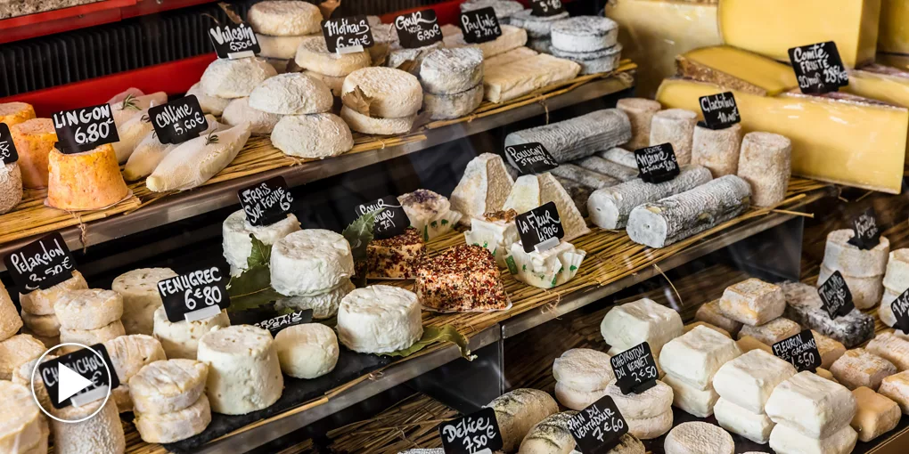 Cheese Store Display Paris