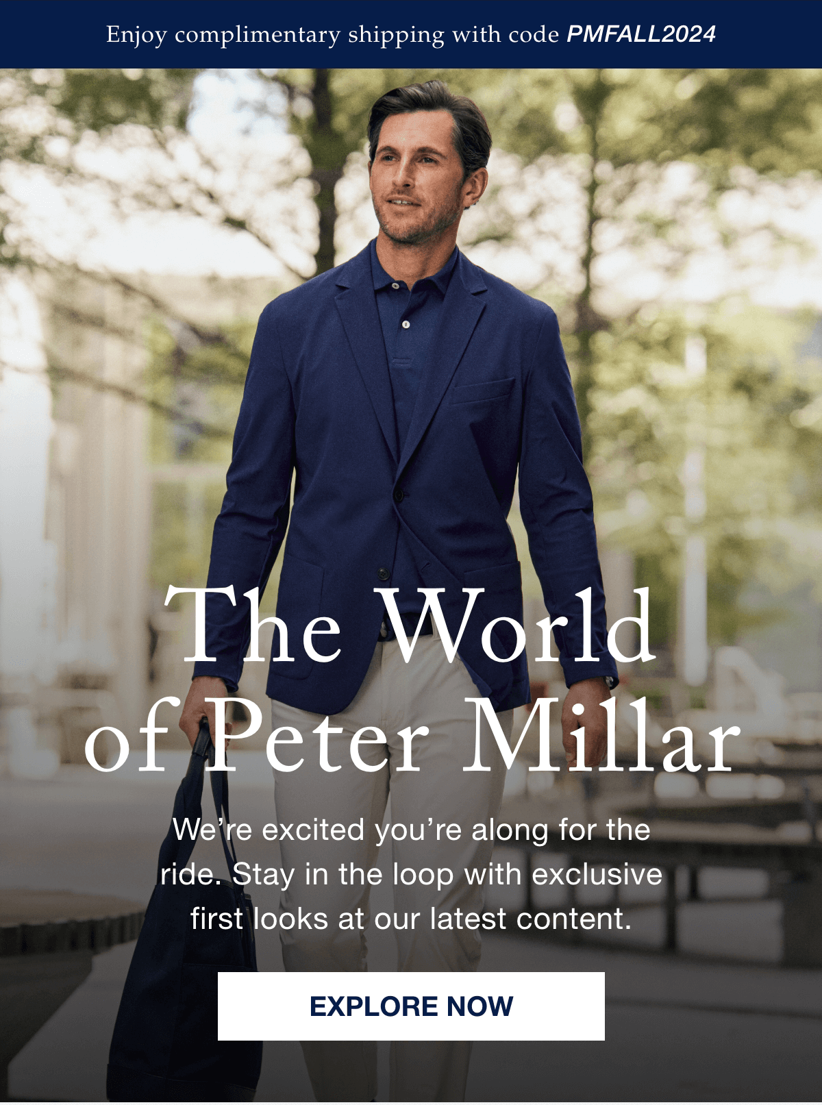 The World of Peter Millar - Explore Now