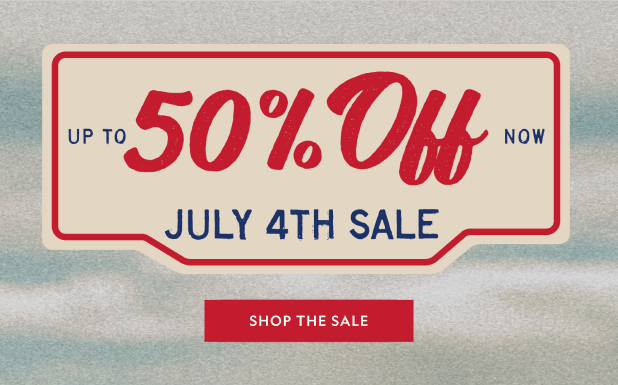 up to 50% off july 4th sale