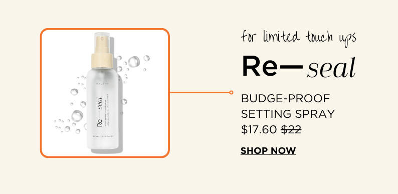 For Limited Touch Ups - Re-seal Setting Spray is 20% off on Ulta.com